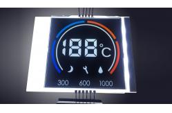 China 7 Segment Numeric LCD Panel REACH FSTN Positive For Thermostat supplier
