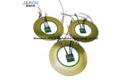 China 286mm Length Alternator PCB Pancake Slip Ring Aluminium Alloy Flat Slip Rings supplier