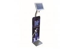 China Workstation iPad Kiosk Stand Bracket Locking Clamshell with Billboard supplier