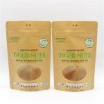 Food Grade Compostable 250g Kraft Paper Bag With Transparent Window for sale
