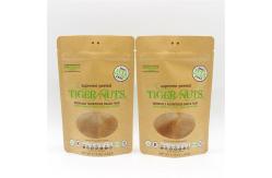 China Food Grade Compostable 250g Kraft Paper Bag With Transparent Window supplier