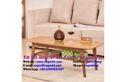 China Solid wood coffee table simple oak small coffee table Living Room Furniture supplier
