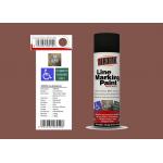 AEROPAK 500ML mission brown color Line Marking Spray Paint for road with SGS for sale