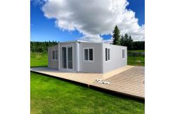 China 2025 Newest Selling Prefab White Expandable Container Homes With Two Bedrooms supplier