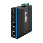 4 Port Industrial Network Switch Gigait SFP Fiber Optic Ethernet Unmanaged Din Rail for sale