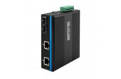 China 4 Port Gigabit Network Switch SFP Fiber Industrial Unmanaged CE Fanless supplier