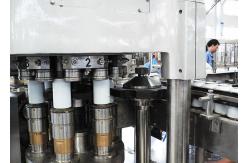 China Automatic Energy Drink Carbonated Beer Making Production Line Filling Seaming Machine supplier