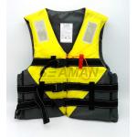 Jetski Yellow Color Water Sports Leisure Life Jacket Flotation Adult Life Vest for sale