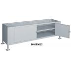 Padlock Hasp Cabinet Work Benches , Laboratory Work Benches 28 -34 Inch Height for sale