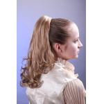 Yellow Curly Human Pony Tail Wigs and Extension for Women for sale