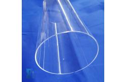 China High Resistance Glass Quartz Tube Transparent With Various Wall Thickness supplier