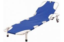 China Collapsable Aluminum Folding Stretcher Lightweight Portable Aluminum Alloy 4 Folding Stretcher supplier