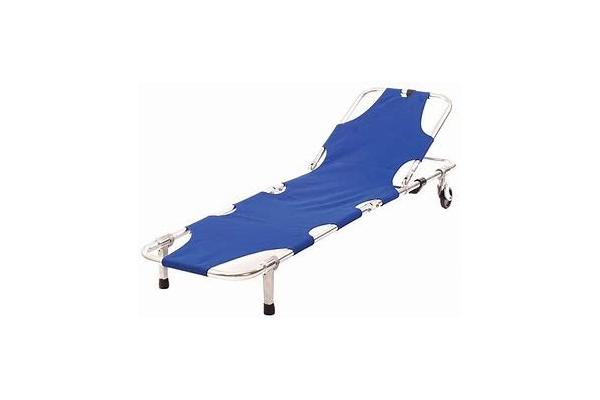Collapsable Aluminum Folding Stretcher Lightweight Portable Aluminum Alloy 4 Folding Stretcher