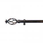 Customizable Curtain Rod Finials With Cylinder Shape Black And Red 0.6MM for sale