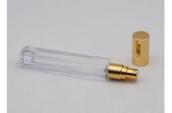 China Square 10ml Glass Perfume Atomizer Bottle Portable Mist Spray supplier