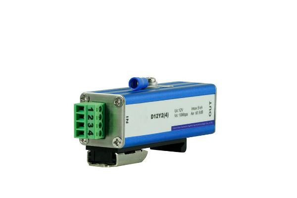 RJ45 Lightning Signal Surge Protection Device Aluminum Shield 30V