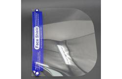 China PET Clear Plastic Protective Face Shield Anti Splash for Prevent Infection supplier