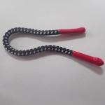 Red Round Silicone Head Polyester Drawstring Cord Braided 5mm-8mm for sale