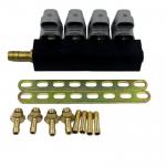 Grey Injector Rail LN-LIG1S For 167HZ 2 Ohm LPG CNG Sequential System for sale