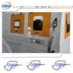 PLC Touch Screen CNC Pipe Notching Machine For Car Headrest for sale
