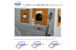 China PLC Touch Screen CNC Pipe Notching Machine For Car Headrest supplier