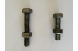 China Mild Steel Hex Bolt And Nuts BSW Natural Finish Stud Nut Bolt supplier