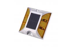 China Flashing Light LED Solar Square Road Stud Advanced Road Safety and Marking Solution supplier
