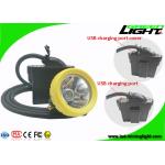 10000 Lux Brightness LED Mining Light Underground Rechargeable Headlamp With USB Charging for sale