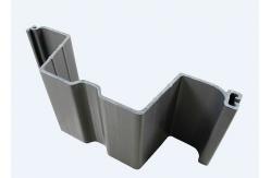 China PVC Vinyl Extrusion U Type Sheet Pile Grey 10MM Thickness supplier