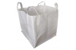 China Custom PP FIBC Jumbo Bags Printing Flat Bottom Square Bulk Container supplier