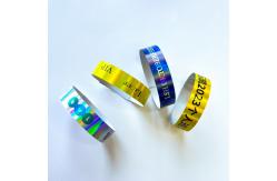 China Unisex Neon Rainbow Laser Glitter Wristband Adjustable for Events Concerts and Festivals supplier