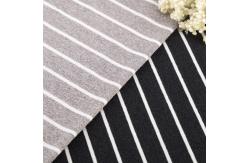 China Breathable And Environmental Friendly Elastic Striped Knit Fabric For Casual supplier