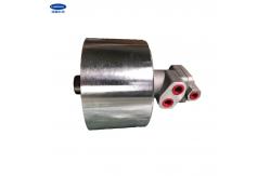 China Low Inertia Solid Center Rotary Hydraulic Chuck Cylinder For CNC Lathe supplier