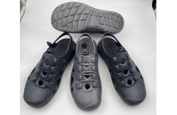 China Elastic Lace Up 40-45 Contoured Mens Clog Style Slippers supplier