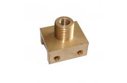 China High Precision Hexagonal Shoulder Nipple 0.02mm Brass CNC Turned Parts supplier