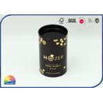 Food Package Tube Anti Rust Cap Cardboard Cylinder Boxes Reverse UV for sale
