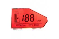 China 7 Segment Motorcycle Speedometer TN LCD Screen Transflective/Positive/ Negative supplier