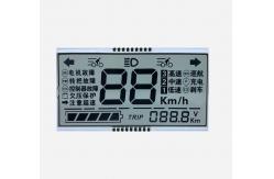 China Seven Segment TN LCD Display / Reflective LCD Monochrome Numeric Display Panel supplier