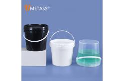 China Customized Logo 2L Food Grade Clear Plastic Bucket for B2B Distribution Cente supplier