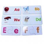 26pcs Alphabet Print Jigsaw Puzzle , Match And Learn Puzzle kids puzzle children's puzzle puzzle games for sale