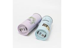 China CMYK Printing Eco Friendly Paper Tube Packaging for T Shirt supplier