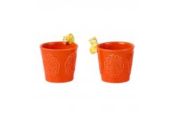 China Unique 3D Ceramic Coffee Cup Customizable supplier