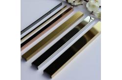 China Manufacturer U Profile 304 Stainless Steel Tile Trim U Metal Shape supplier