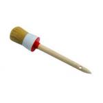 OEM White Bristle Chalk Paint Brushes Furniture Wax Brush for sale