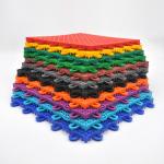 Polypropylene Pp Interlocking Sports Flooring For Basketball Badminton Court 250x250x13mm for sale