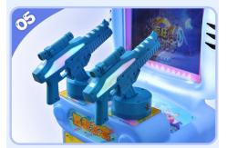 China 17inch Screen Kids Game Machine Shark Baby Double Gun Shooting Arcade Games supplier