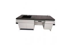 China Multiscene Blue Chemistry Laboratory Furniture , Rustproof Lab Bench With Drawers supplier