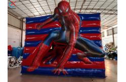 China Factory Inflatable Spiderman Bounce House With Slide Combo Inflatable Castle supplier