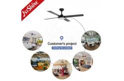 China 1stshine LED Ceiling Fan 6 Speeds 4 Blades Support Dimmer LED Lighting supplier