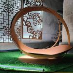 Rustic Art Design Corten Metal H 1500mm Sculpture Yard Art